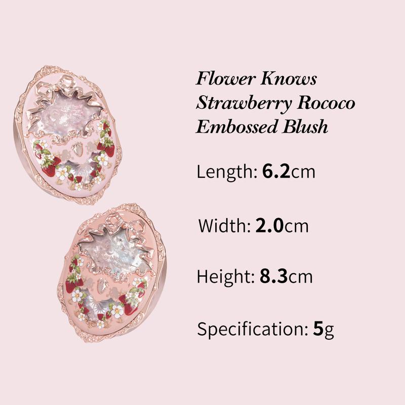 Flower Knows Strawberry Rococo Collection Embossed Blush