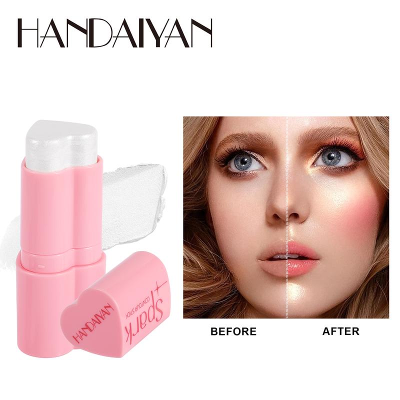 Handaiyan Spark Fine Shimmer Highlighter Stick, 10ml Volume Blend Radiant Bronzer Makeup