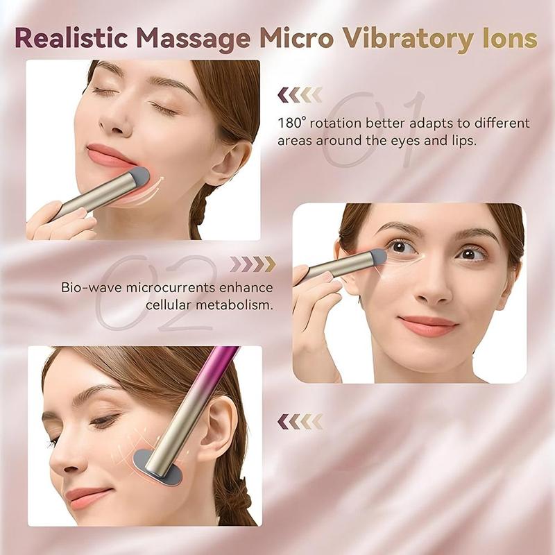 LED Beauty Wand, 7 Color LED Facial Massager, Face & Eye Skincare Equipment, Personal Care Appliances for Women & Girls