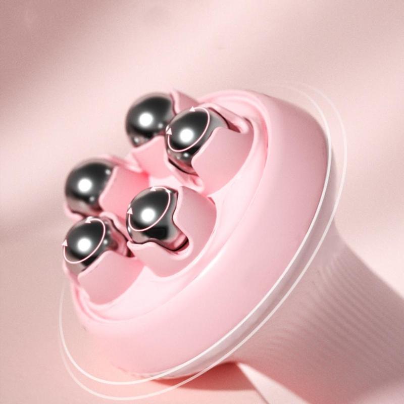 5 Roller Ball Body Massager, Handheld Massager for Back Neck Foot Calf Leg Muscle Relaxation, Body Massage Tool for Women & Men