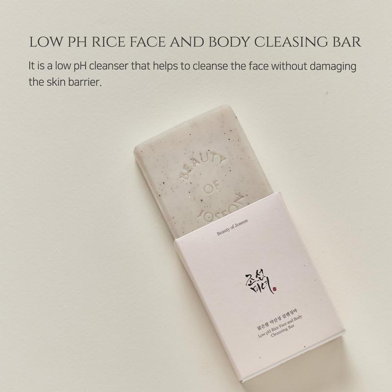 [Beauty of Joseon Official] Low pH Rice Face and Body Cleansing Bar 100g