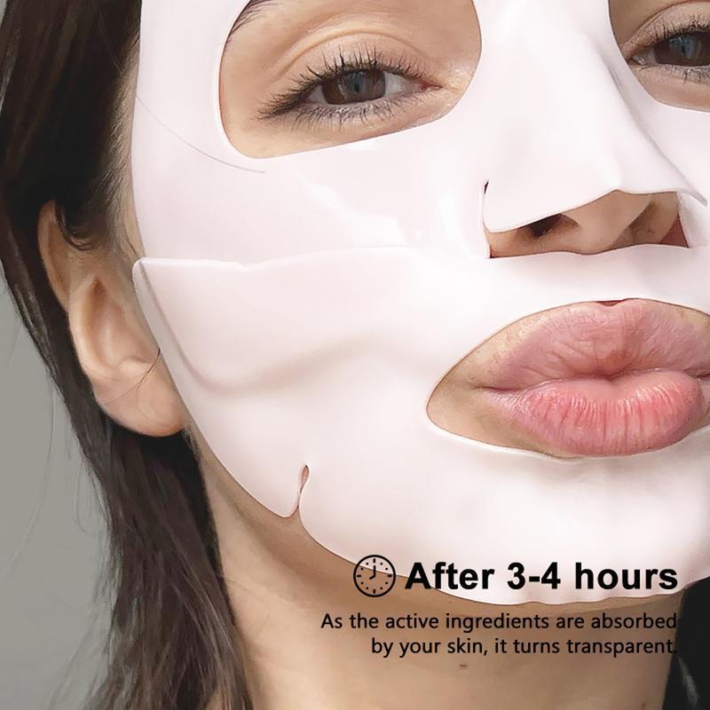 Value Pack, Deep Collagen Power Boosting Mask,Moisturizing,Wash Free Collagen Films Lifting Mask for FaceNot easy to fall-5pcs box