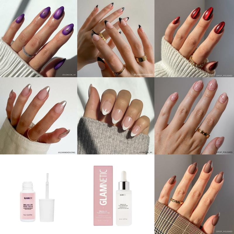 Glamnetic | Best-Sellers Press-On Nails Collection - Nail Glue & Remover