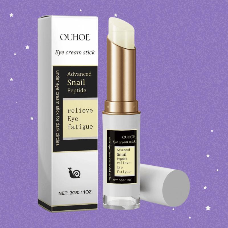 Snail Mucin Eye Cream Stick, 1 2 Counts Moisturizing Eye Cream, Eye Care Product for Women & Men, Daily Skincare Product for Daily Use