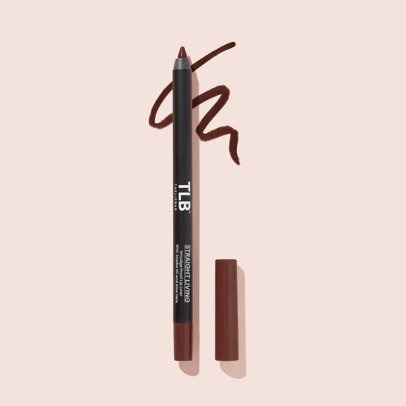 The Lip Bar, Straight Line Creamy Lipliner, Matte, Nourishing Cosmetic - 1 Pack Eyeliner Makeup Pigment Aloe