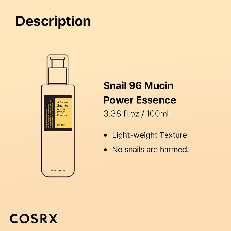 [COSRX OFFICIAL] Advanced Snail 96 Mucin Power Essence 100ml