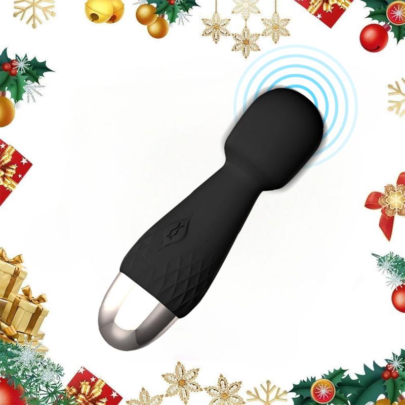 1pc Wireless Handheld Massage Gun, Rechargeable Multi-Angle Adjustment, Ergonomic Design for Full Body Relief, USB Charging, Portable Silicone, Ideal Christmas Gift