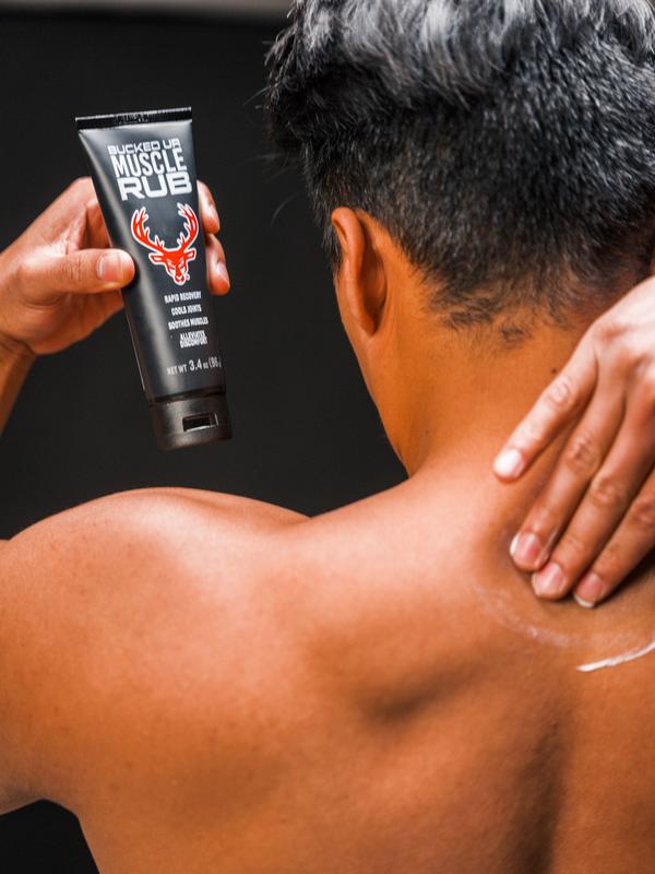 Bucked Up Muscle Rub for Sore Muscle Relief Body Care Oil