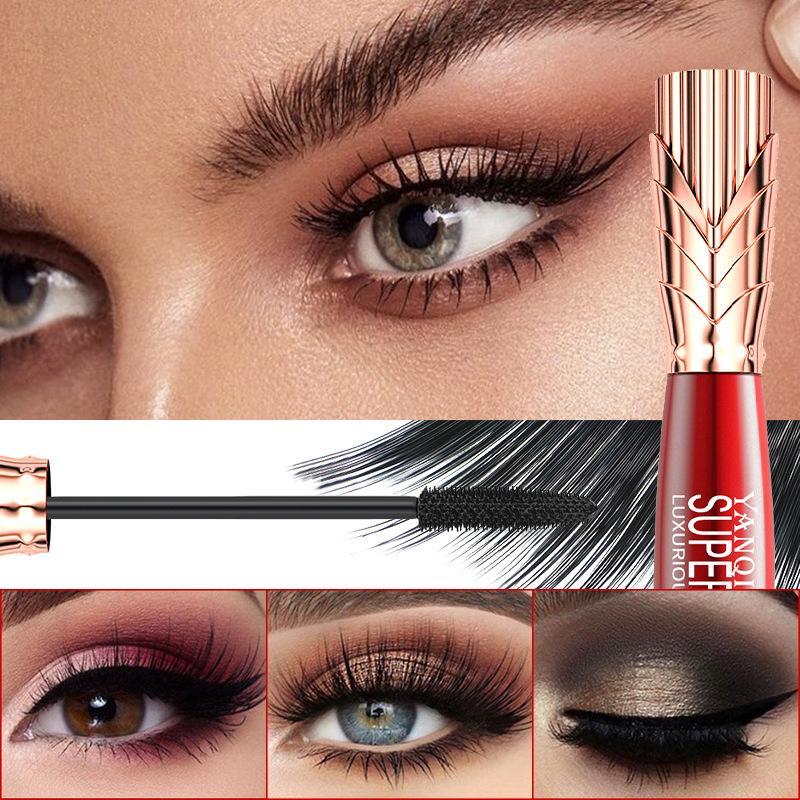 Waterproof Long-lasting Mascara, Natural Curl Eyelashes Mascara, Eye Lashes Lengthening Curling Mascara Stick, Professional Eye Makeup Product