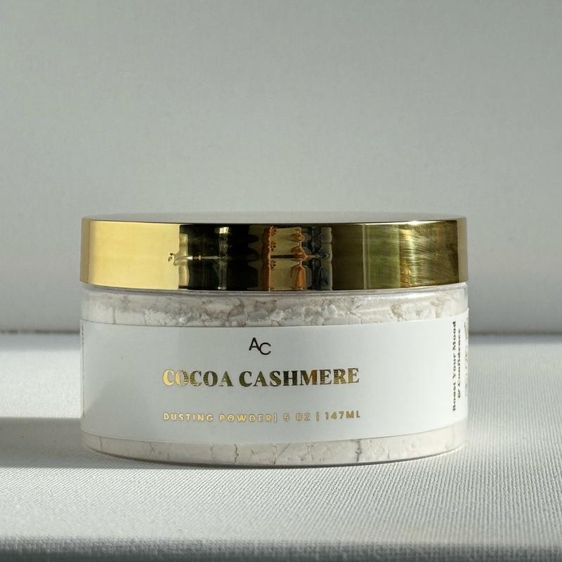 Cocoa Cashmere Dusting Powder for Body Care - Talc-Free Fragrance Scented Powder - Fluffy, Skin Repair Skin Care Cosmetic Body Care