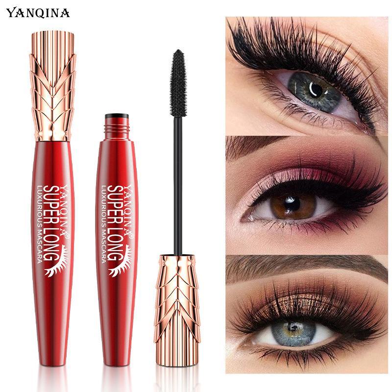 Waterproof Long-lasting Mascara, Natural Curl Eyelashes Mascara, Eye Lashes Lengthening Curling Mascara Stick, Professional Eye Makeup Product