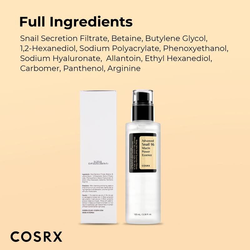 [COSRX OFFICIAL] Advanced Snail 96 Mucin Power Essence 100ml