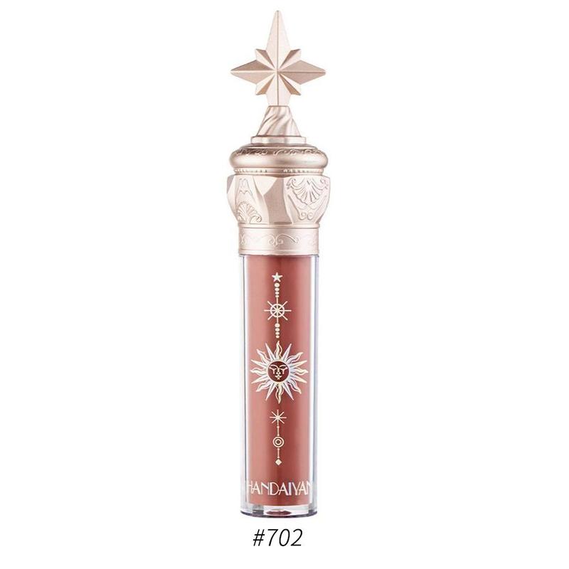 Moisturizing Lip Glaze for Music Festival Makeup, Long Lasting Lip Gloss, Long-lasting Mirror Glossy Lip Glaze Lipstick, Star Design Hydrating Liquid Lipstick