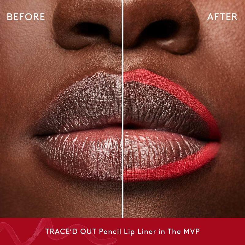 Fenty Beauty Trace’d Out Pencil Lip Liner + Fenty Icon Velvet Liquid Lipstick The MVP Red Lip Duo