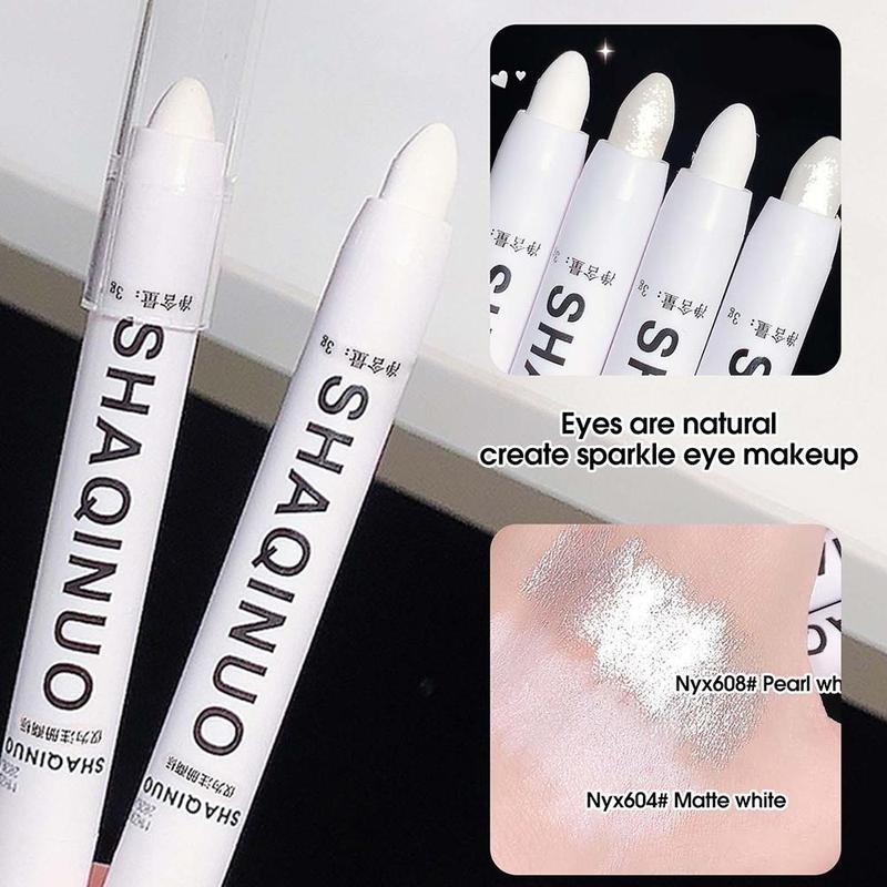 Long Lasting Shimmering Highlighter Pen, Glitter Eye Brightener Stick, Natural Eyeshadow Highlighting Pen, Summer Makeup Eyeliner Pen, High-gloss Eyeshadow Pen