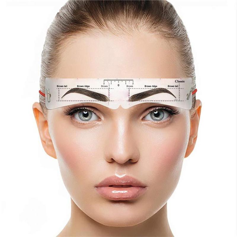 6pcs Mixed Style Eyebrow Stencils, Reusable Eyebrow Templates, Professional Makeup Tools for Women, Makeup Products, Christmas Gift