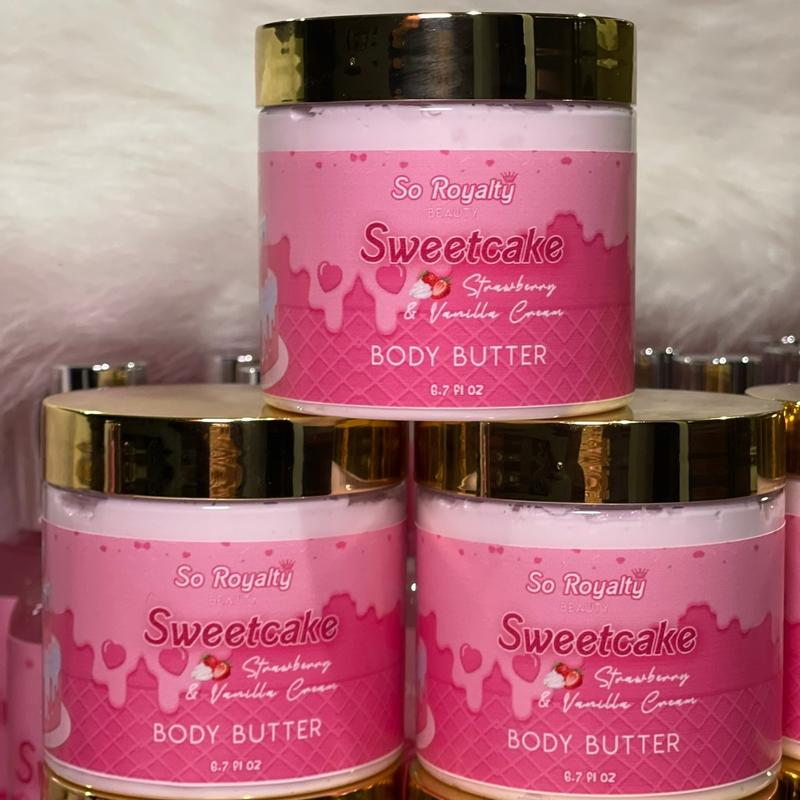 SweetCake Body Mist + Body Butter Set Hydrating