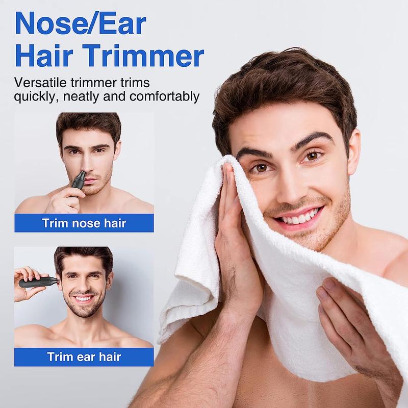 Ear and Nose Hair Trimmer Clipper, 1 Count Electric Painless Nose Hair Trimmer for Men and Women