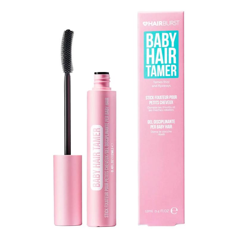 Hairburst Baby Hair Tamer - Instant Smoothing & Finishing Baby Hair Flyaway Tamer (0.4 oz) Coconut Gel Brush Haircare