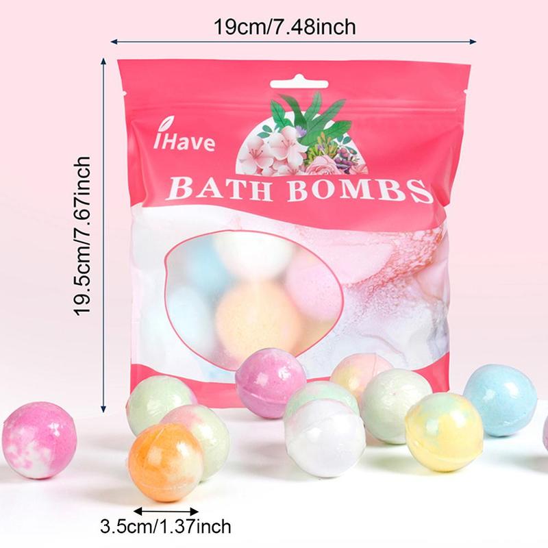 Bath Bomb, Colorful Bath Fizzie, Natural Handmade Bath Bomb Rich In Essential Oil For Women, Romantic Gift For Birthday, Summer Set