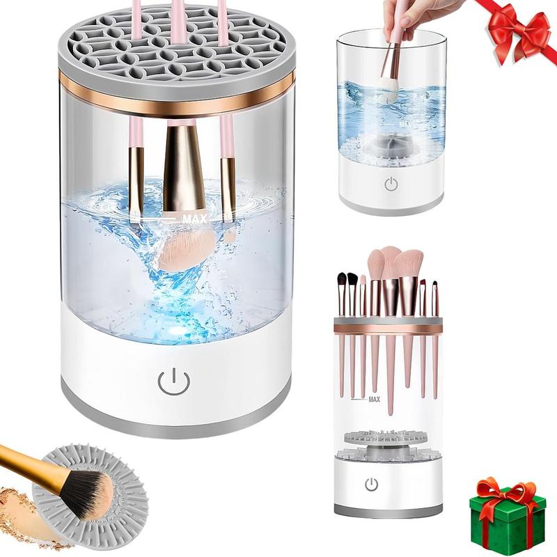 Makeup Brush Cleaner Machine, Electric Makeup Brush Cleaner Tool, Quick Efficient Machine for Deep Cleaning All Types Of Brushes, Best Gifts for Women, Christmas Gift