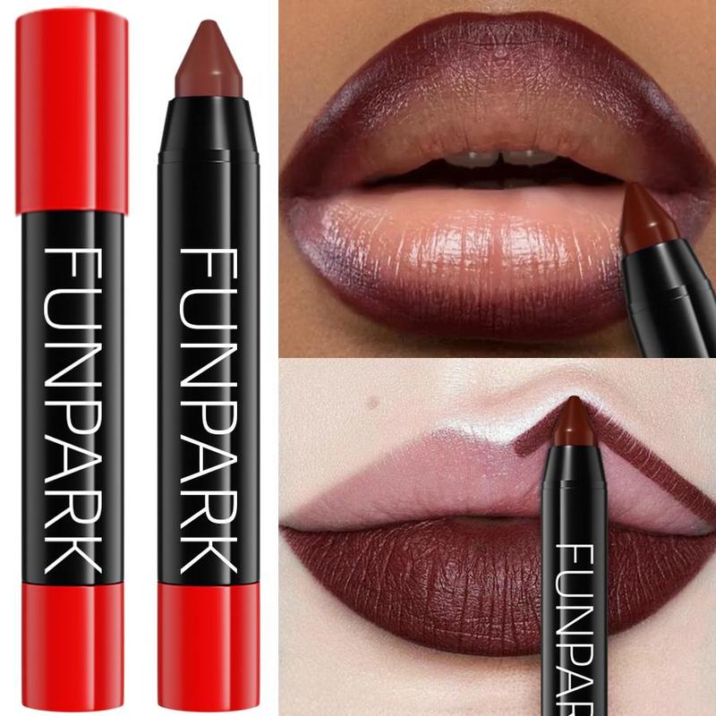 Long-lasting Lip Liner, 1 Count Moisturizing Cream Texture Lip Liner, Silky Skin Tone Nude Red Lip Care Lip Stain Stick, Women's Cosmetics Gift