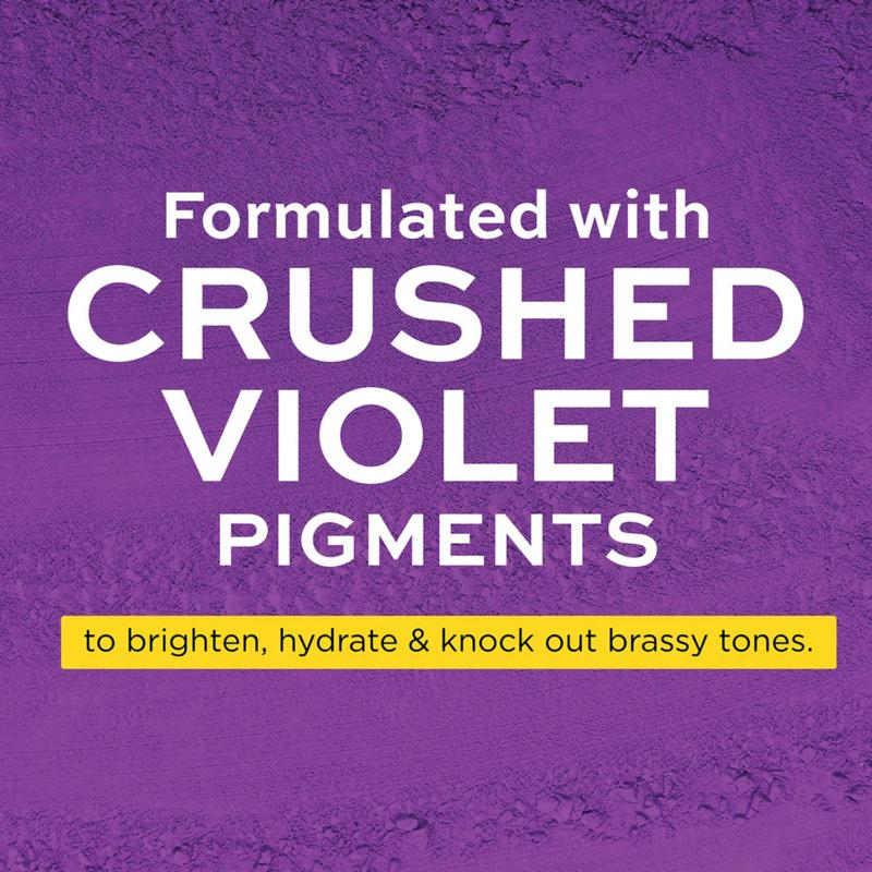 John Frieda Violet Crush Purple Shampoo and Conditioner for Blondes, Cooler, Brighter, Salon-Fresh Blonde in 1 Use