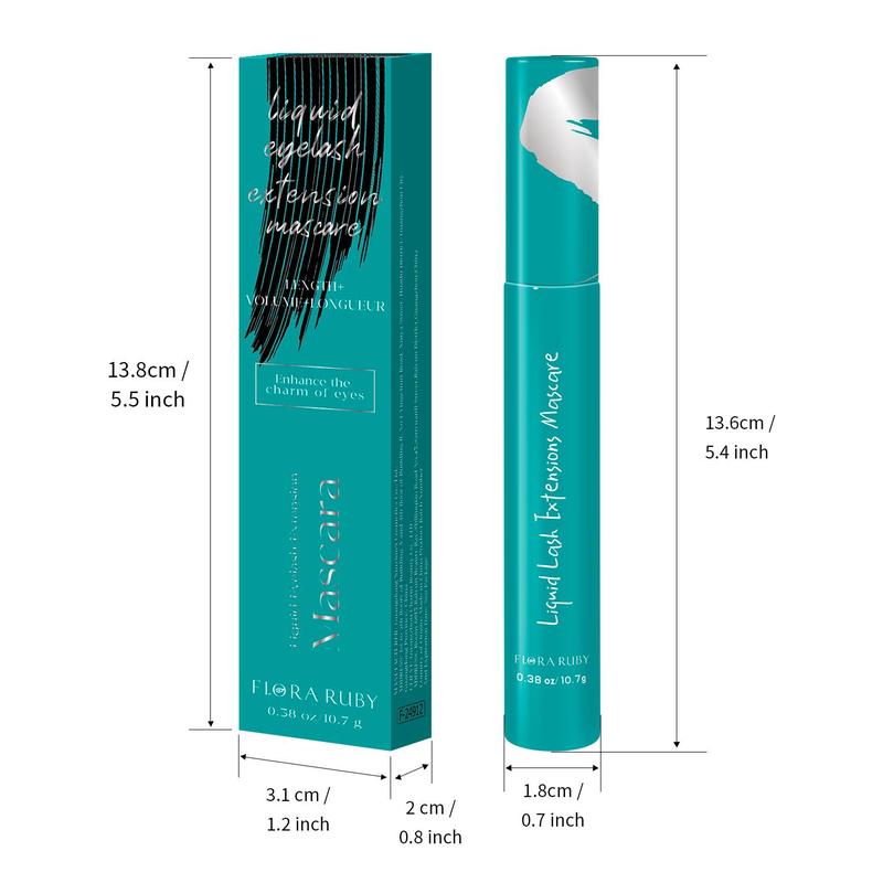 Long Lasting Mascara, 1 Count Waterproof Eyelash Extensions Mascara, Professional Eye Enhancement Makeup Products for Women & Girls