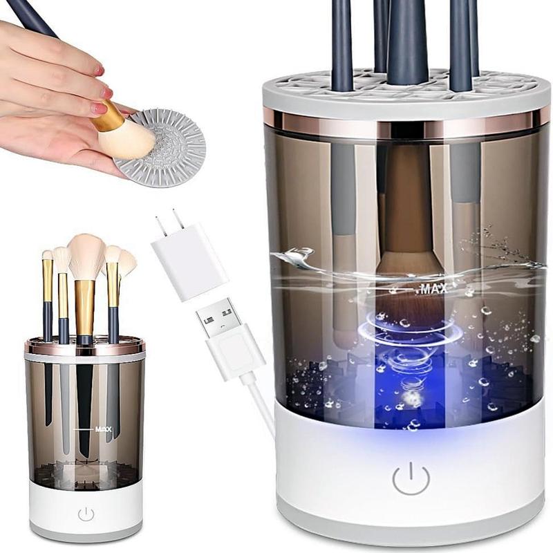 Makeup Brush Cleaner Machine, Electric Makeup Brush Cleaner Tool, Quick Efficient Machine for Deep Cleaning All Types Of Brushes, Best Gifts for Women, Christmas Gift