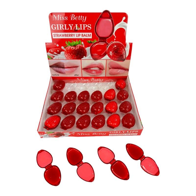 (1 und) Strawberry balsamo Moisturizing Gloss for Smooth Lip Balm