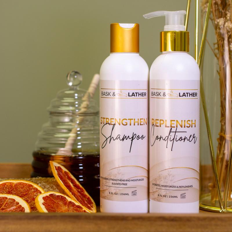 Strengthen & Replenish Shampoo and Conditioner Set