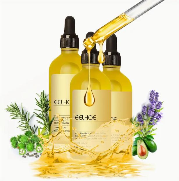 3PC 4PC Veganic Rosemary Hair Growth Oil for Dry, Damaged & Thin Hair, Nourishing  Formula Haircare Comfort