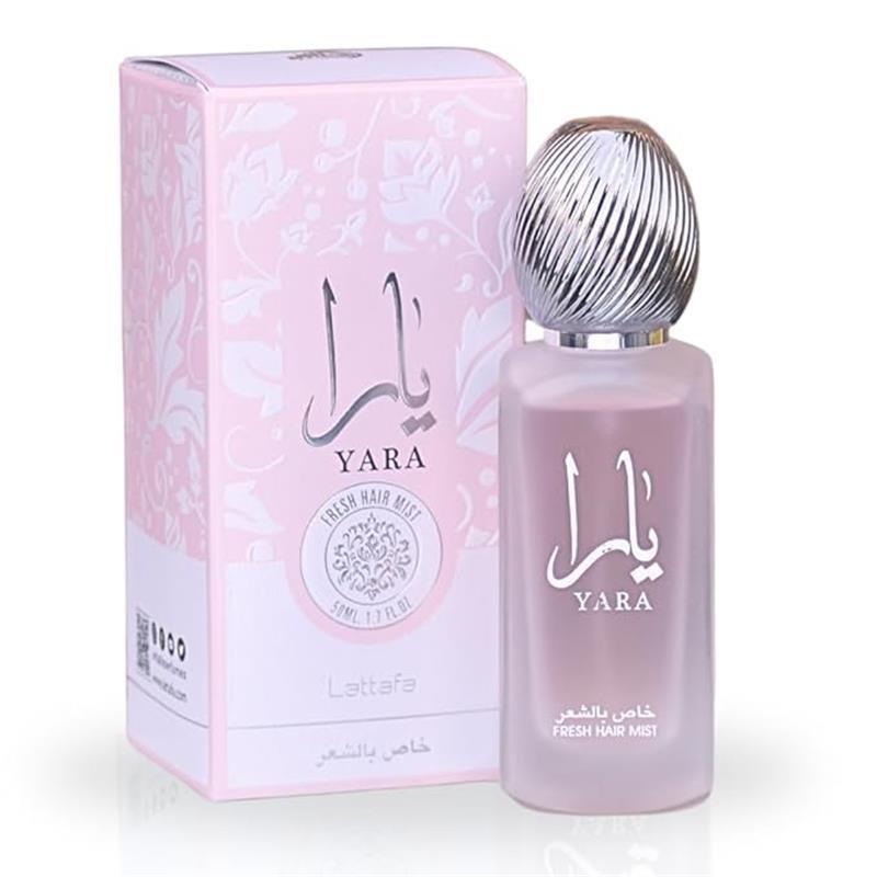 Lattafa Perfumes YARA Fresh Hair Mist 50ML (1.7 OZ), Experience the Sweet & Sensual Aroma. yara oil