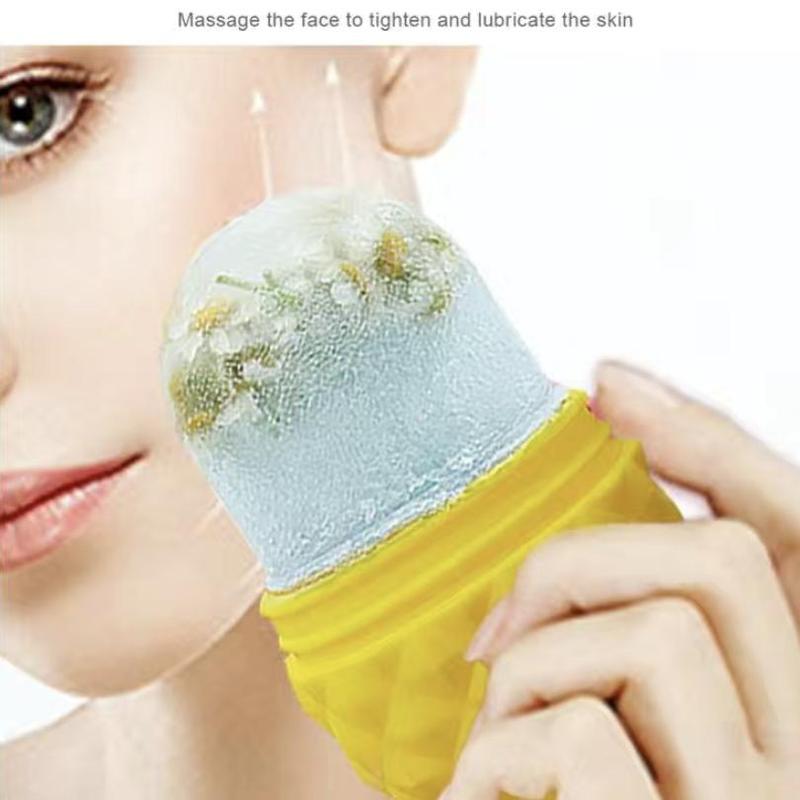 Pineapple Shaped Ice Roller, Silicone Soothing Face Massage Ice Mold, Cooling Face Beauty Skin Care Tool for Women & Men