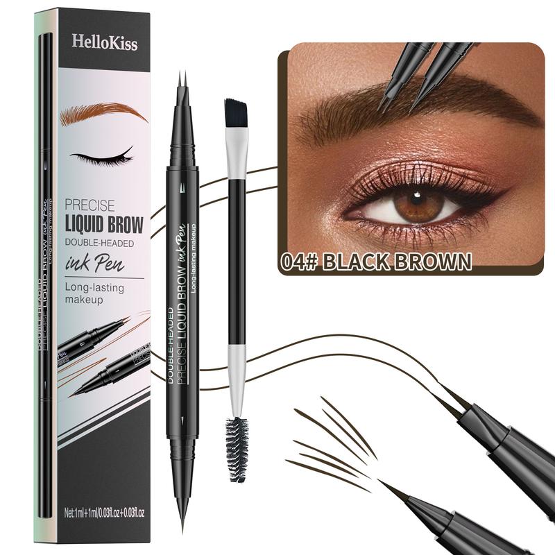 Eyebrow Pencil Magical 2-in-1 Dual-Ended EyeBrow Pencils for Women with Fork-Tip &Precise Brush-Tip Create Natural Hair-Like Brows, Last All-Day