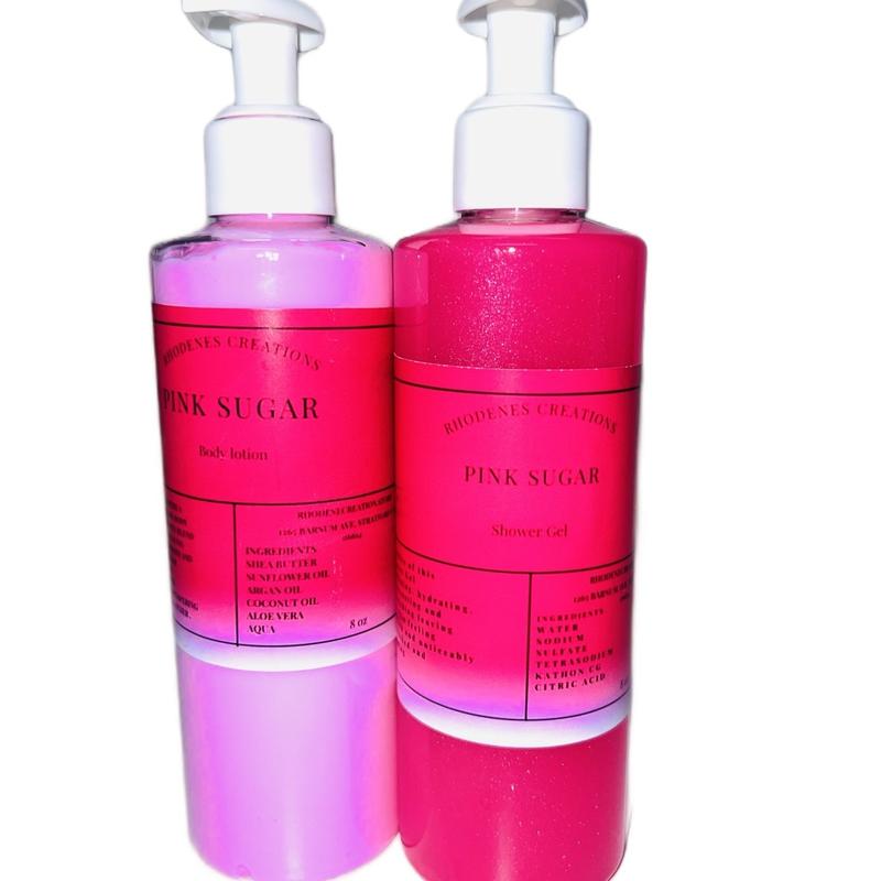 Pink Sugar Body Lotion & Shower Gel - Moisturizing & Refreshing Body Care - Comfort