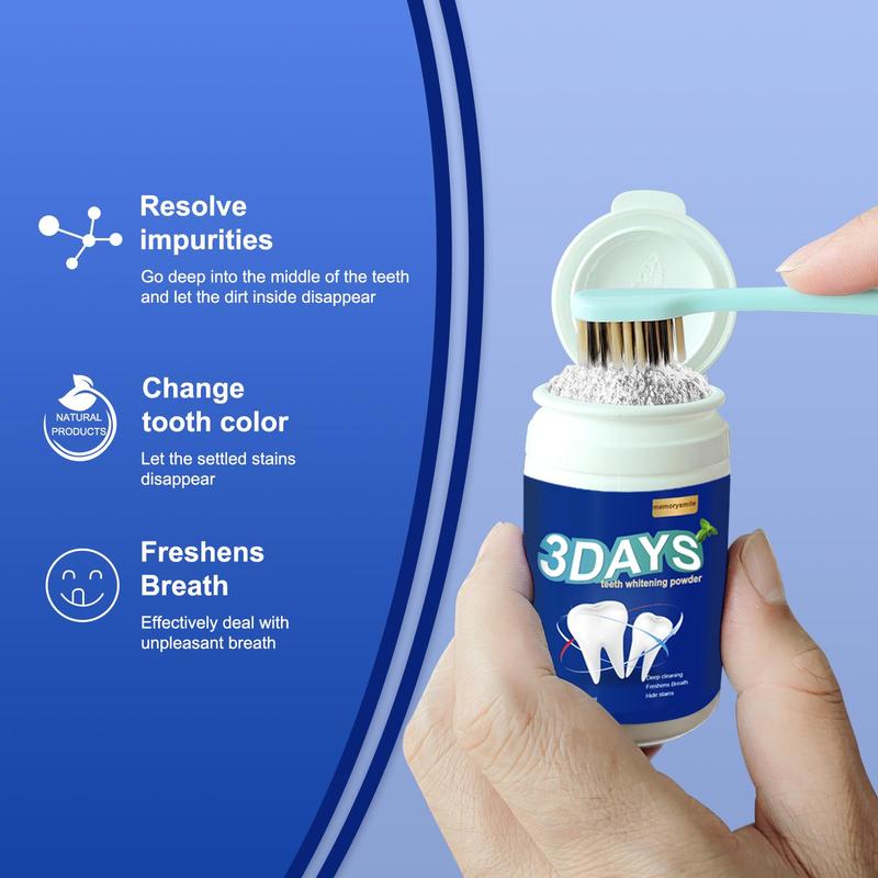 Teeth Whitener, Teeth Whitener Powder, Oral Care Product for Home & Travel, Teeth Whitening Product