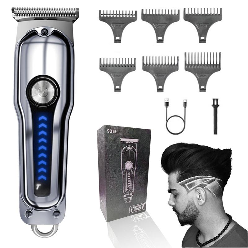 Electric Hair Clipper, Christmas Gifts Fall Gifts, 1 Box Type-C Rechargeable Hair Trimmer with Limit Combs, Professional Hair Shaver for Men, Great for Stylists Barber Salon Home Use, Winter Gift Set, Thanksgiving Gift