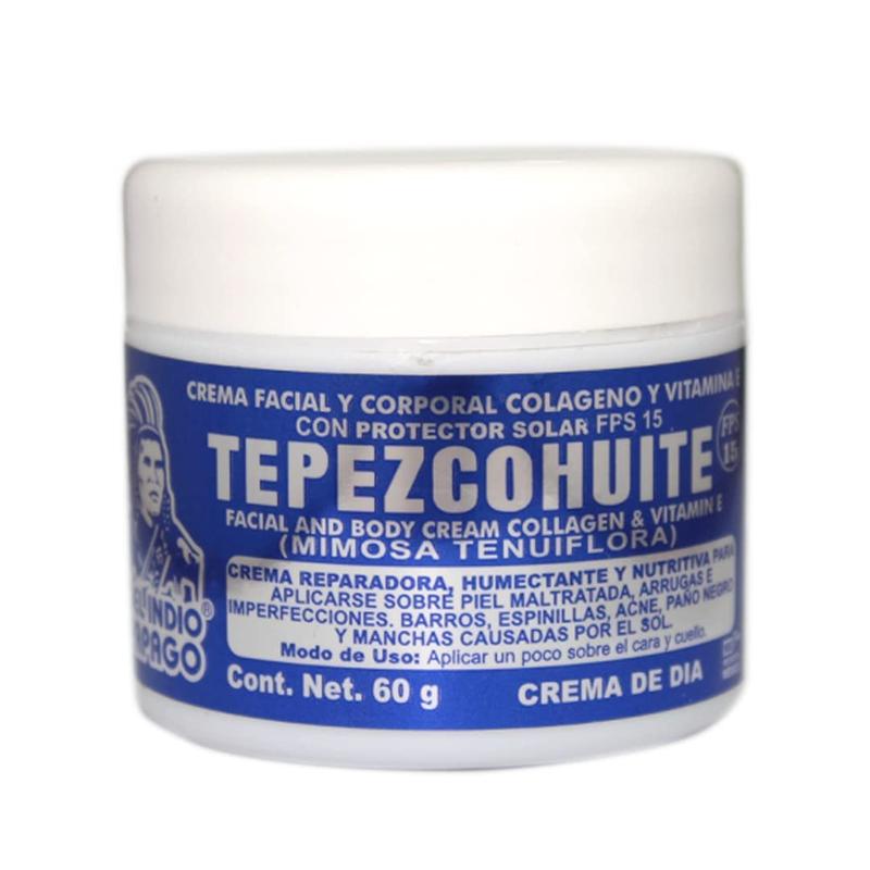 Del Indio Papago Anti Aging Combo Pack with Night Cream 2 oz, Day Cream 2 oz, and Tepezcohuite Natural Bar Soap - Skin Care Solution for All Types of Skin