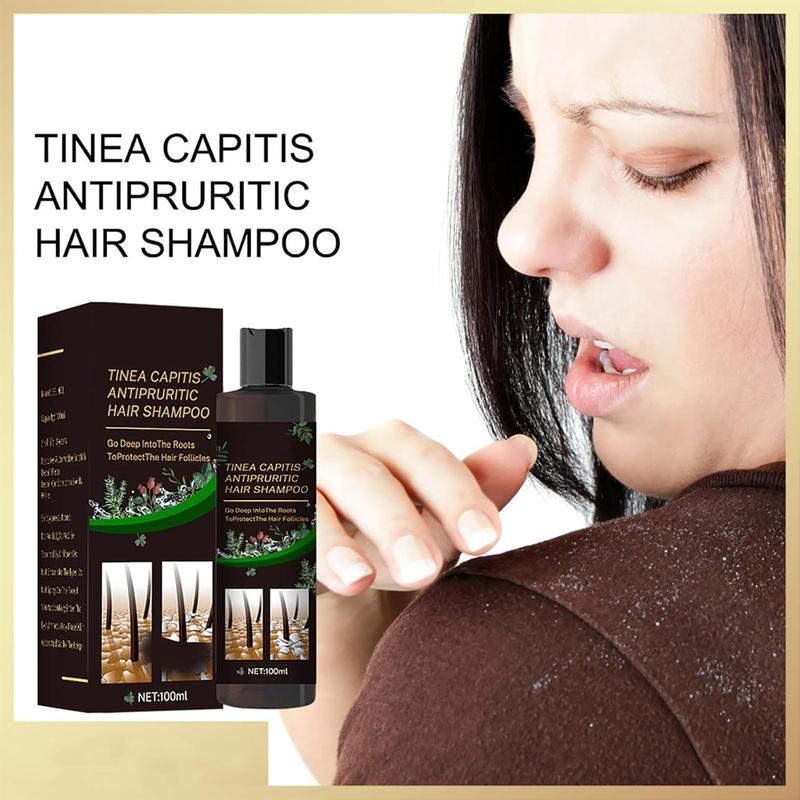 Scalp Repair Biological Shampoo,Anti Itch Dandruff Shampoo,Tinea Capitis Antipruritic Hair Shampoo,Dandruff Treatment Shampoo,Deep into the Roots,Protect the Hair Follicles black  Conditioner Haircare Aloe Comfort Cleanser Cleansing Conditioner Haircare