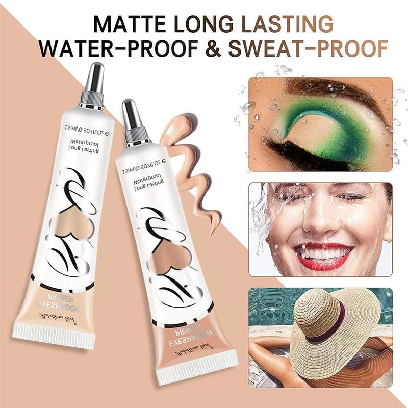 Long-lasting Eyeshadow Primer, 6 Counts set Waterproof Eyeshadow Primer, Full Color Vitality Eyelid Concealer Face Makeup for Women & Girls