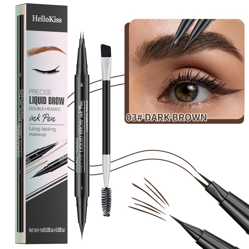 Eyebrow Pencil Magical 2-in-1 Dual-Ended EyeBrow Pencils for Women with Fork-Tip &Precise Brush-Tip Create Natural Hair-Like Brows, Last All-Day