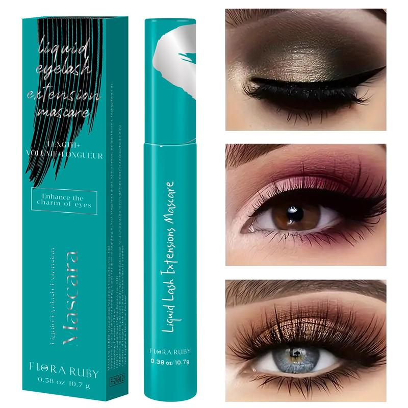 Long Lasting Mascara, 1 Count Waterproof Eyelash Extensions Mascara, Professional Eye Enhancement Makeup Products for Women & Girls