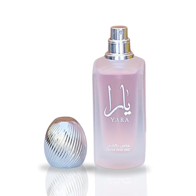 Lattafa Perfumes YARA Fresh Hair Mist 50ML (1.7 OZ), Experience the Sweet & Sensual Aroma. yara oil