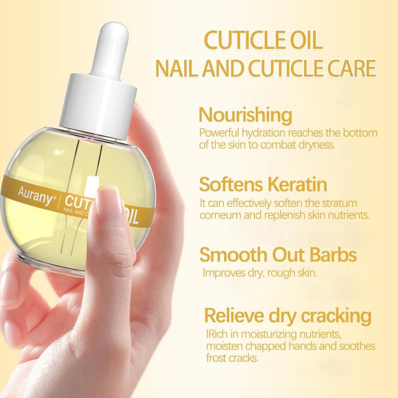 Cuticle Oil, 1 Box Deeply Moisturize Nail Strengthener, Nail Care Oil for Damaged Cuticles Nails & Dry, Soften and Condition Nail Skin