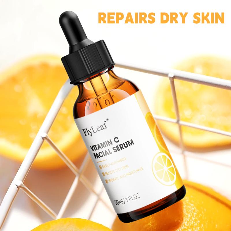 FlyLeaf 30ml Vitamin C Face Serum, Hydrating Brightening Face Serum, Moisturizing Face Serum