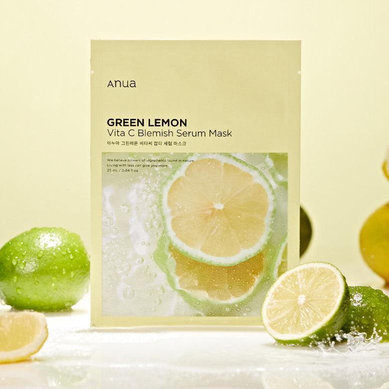 Anua Green Lemon Vita C Blemish Serum Mask