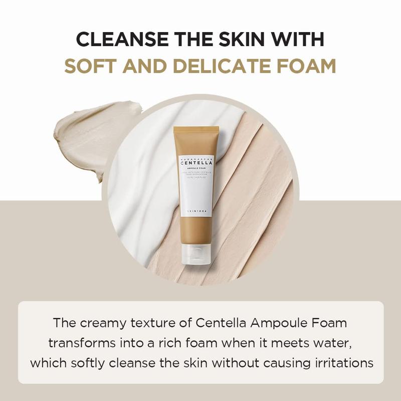 SKIN1004 Centella Holic Set - Official Product Madagascar Cica Cleansing Oil (6.76 fl oz) + Cica Ampoule Foam (4.22 fl oz) + Cica Ampoule (1.85 fl oz) Korean Skincare