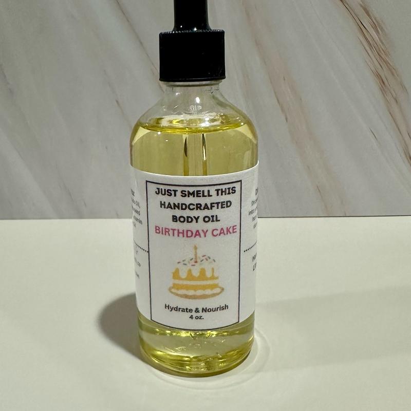 Handcrafted Body Oil Vanilla Bean Dream 4oz bodyoils