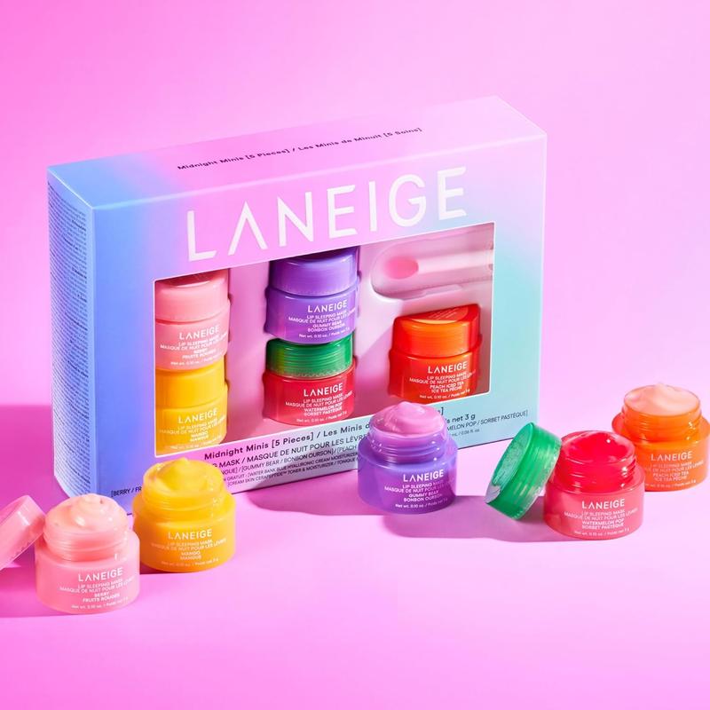 LANEIGE Lip Sleeping Mask: Nourish, Hydrate, Vitamin C, Murumuru & Shea Butter, Antioxidants, Flaky, Dry Lips.Christmas